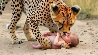 Rescue story: baby miraculously saved from cheetah