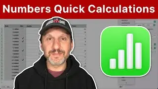 Quick Calculations In Mac Numbers