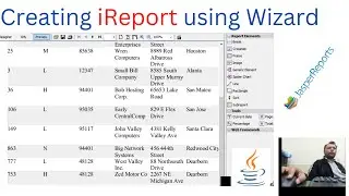 Creating iReport using Wizard in Netbeans IDE