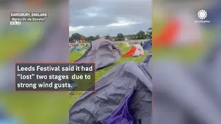 Stages, Tents Blow Away At Leeds Music Festival in High Winds