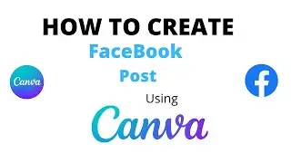 How to Create FaceBook Post on Canva || Create FB Post Using Canva | Facebook Post