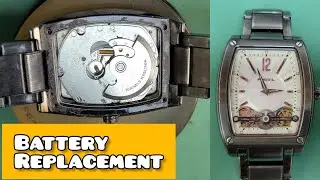 How To Change Battery FOSSIL TWIST Watch