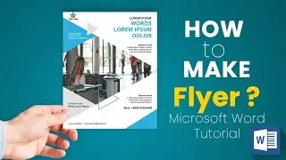 How to Create a Flyer in Microsoft Word  l  Free Template