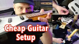 Cheap Guitar Repair and Setup - Neck Shim Install