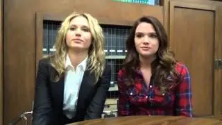 From the set...'Faking It' stars Rita Volk & Katie Stevens tease Season 2B