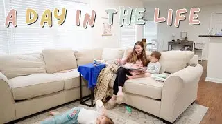 A REAL DAY IN THE LIFE OF A MOM | house decluttering while entertaining the kids 😊 | KAYLA BUELL