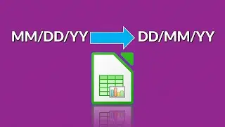 How to input standard date format MM DD YYYY for LibreOffice Calc