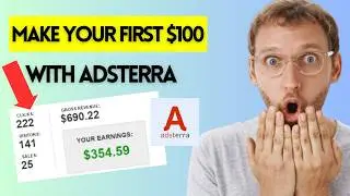 Make Your First $100 With Adsterra Paid Ads || LAZY METHOD