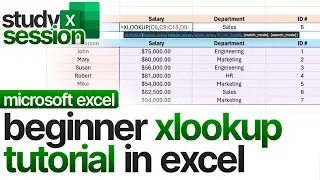 Beginner XLOOKUP Tutorial In Microsoft Excel