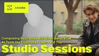 Composing Keyframes with Free Generative AI Tools like ControlNet Depth and SDXL