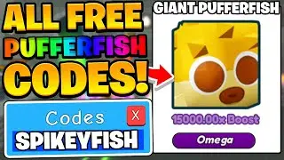 ALL FREE GIANT PUFFERISH PET CODES IN ROBLOX ARM WRESTLE SIMULATOR