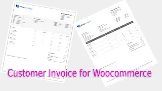 How to add invoice for customer in woocommerce