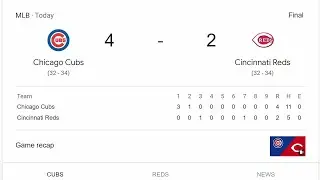 CINCINNATI REDS FAN REACTS TO THE REDS LOSING TO THE CUBS 4-2!!