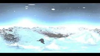 Unreal Engine 4 : Snow Montain Fly 360 render