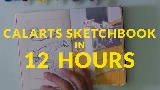 How to fill a sketchbook in 12 hours