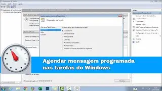 Como PROGRAMAR uma MENSAGEM no AGENDADOR de TAREFAS