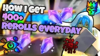 How I Get 400+ REROLLS A DAY (Macro Every Raid) in Anime Last Stand Roblox