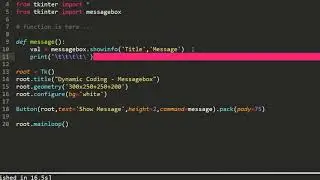 Message box in Tkinter /create pop-up messages in Tkinter/ Tkinter Tutorial in Hindi/ Dynamic Coding