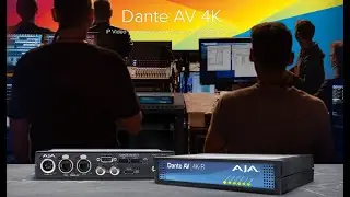 AJA Video DANTE AV 4K-T and 4K-R Converters