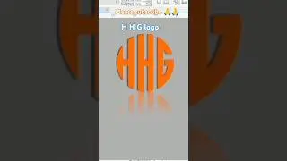 HHG logo design in corol draw 