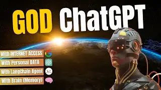 GOD ChatGPT 😱🚀 | LangChain Agent with Internet Access, Memory and Personal Data with Python