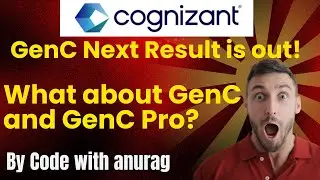 Cognizant Result is Out! | GenC/GenC Pro/GenC Next | Interview date? | Didn't receive any email?