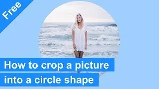 How to crop a picture into a circle shape with transparent background