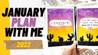 NEW YEAR PLAN WITH ME! || January 2022 Bullet Journal Setup