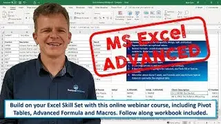 Excel Advanced - Session 1 (4 Oct '19)