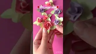 DIY paper rose🌹💖