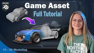 Game Asset Course: 3D Modeling a Low Poly car in Blender - FULL TUTORIAL