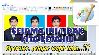 cara merubah latar belakang foto di Paint | cara mengganti background poto di paint | tutorial paint