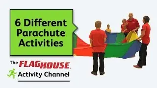 6 Different Parachute Activities for PE Class (Ep. 13 SuperChute Parachute)