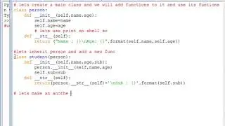 Method Overloading in Python inheriting from the main class and modifying functions in main class