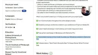 Web Designer - Upwork Profile Optimization