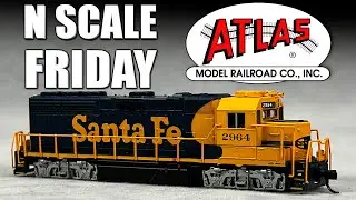 EMD GP40 ATSF DCC Atlas Master N Scale Friday