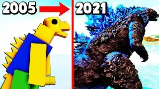 GODZILLA 2021 EVOLUTION in ROBLOX!