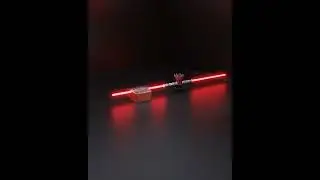 Lightsaber Testing Droid - ( red lightsaber ) #shorts