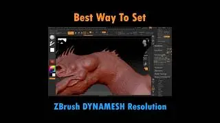 ZBrush Dynamesh: Best Way to Set Resolution in ZBrush