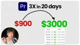 How I TRIPPLED my video editing income (with NO extra editing)