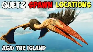 ASA: BEST Quetzal Spawn LOCATIONS | ARK Survival Ascended The Island