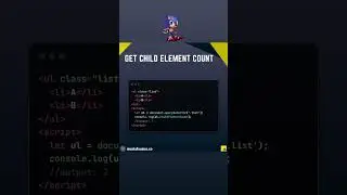 Javascript, Get Child Element Count 