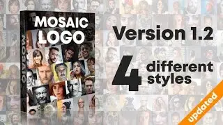 Mosaic Photos Logo Reveal V 1.2 | After Effects Template | Videohive