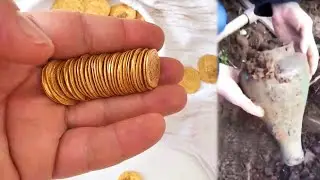 КЛАД ЗОЛОТА И ТОПОР НАШЛИ В ЛЕСУ! РАЗГРАБИЛИ СОКРОВИЩА ДРУИДОВ!