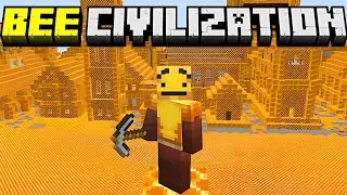 Minecraft But I Destroy Bee Civilization