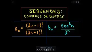 Sequences - Examples showing convergence or divergence