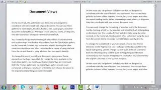 How to set document views and zoom in word 2010  [LC Learn]