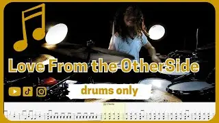 How to play: Love From the Other Side by  Fall Out Boy - Drums only (Sheet Music)