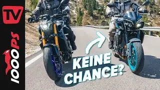 Muss es immer die Große sein? Yamaha MT-10 vs. MT-09 SP Alpen-Vergleichs-Test 2022