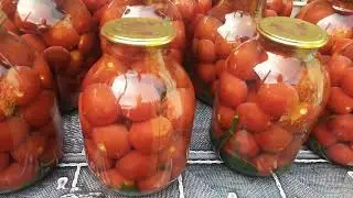 Мариновані помідори. Неймовірна смакота!!  Реально всі просять рецепт! Обов'язково поиготуйте!!!